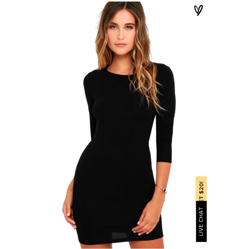 Lulu’s XL little black dress.